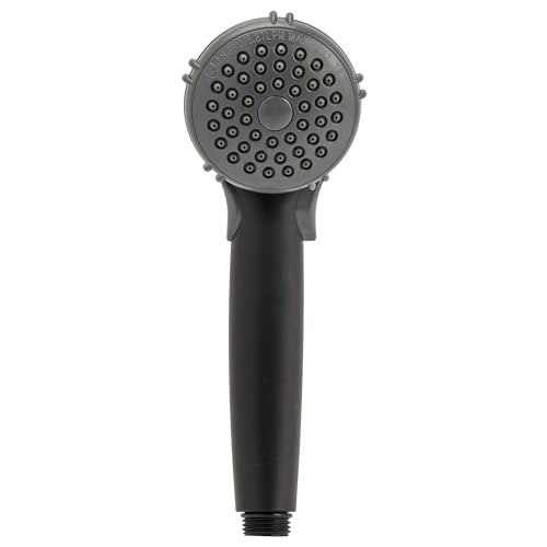 Dura Faucet Dura Faucet DF-SA400-MB RV Hand Held Shower Wand, Water Saving Trickle Switch (Matte Black) - Outdoor Depot