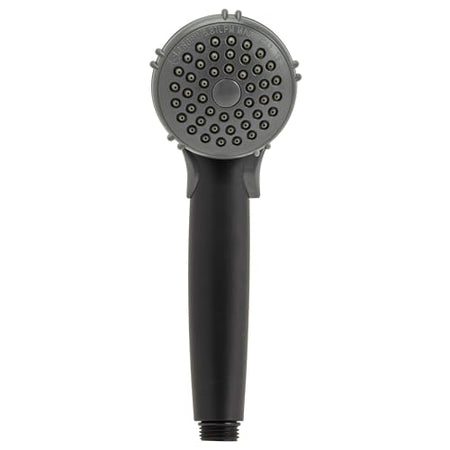 Dura Faucet Dura Faucet DF-SA400-MB RV Hand Held Shower Wand, Water Saving Trickle Switch (Matte Black) - Outdoor Depot