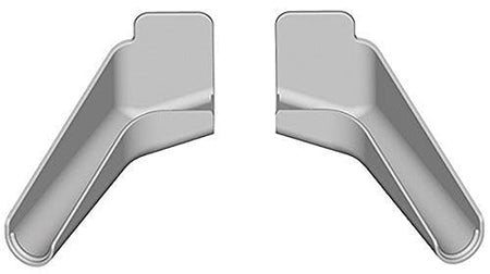 JR Products JR Products 655-PW-A Polar White Rigid Extended Rain Gutter Spout - Outdoor Depot