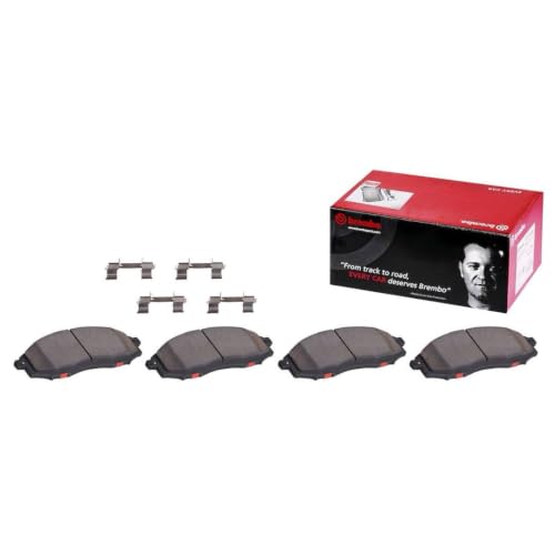 Brembo P56046N Premium Ceramic Rear Disc Brake Pad Set FENGSHEN/INFINITI/NISSAN/NISSAN (DFAC)/RENAULT/SAMSUNG/SUZUKI OE# 44060EG00K