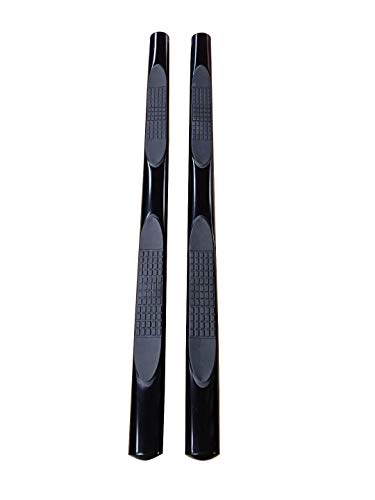 TRAIL FX 4" Oval Straight Side Steps 1500 Black 19