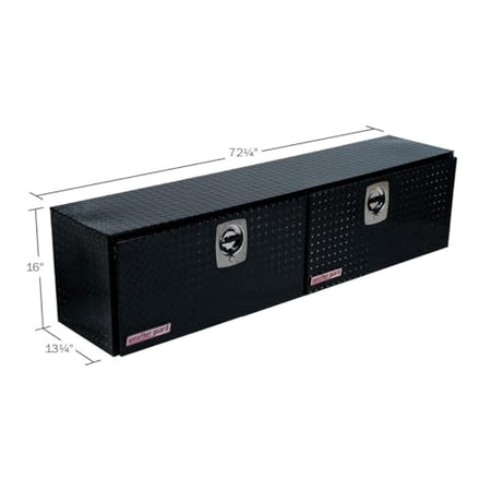 Weather Guard Weather Guard Model 372-5-02 Hi-Side Truck Box, Aluminum, Gloss Black, 8.9 cu ft capacity - Outdoor Depot