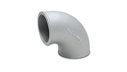 Vibrant Performance 2873 90 Degree Tight Radius Aluminum Elbow Gray, 2-1/2"