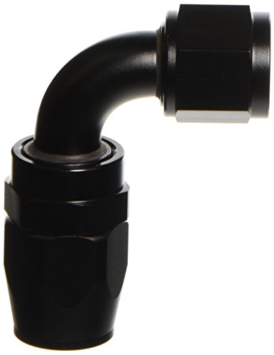 Vibrant Performance Vibrant Performance Vibrant (21910) -10AN 90° Hose Fitting, Black - Outdoor Depot