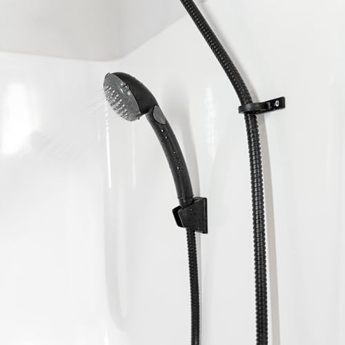 Dura Faucet Dura Faucet DF-SA400-BQ RV Hand Held Shower Wand, Water Saving Trickle Switch (Bisque Parchment) - Outdoor Depot