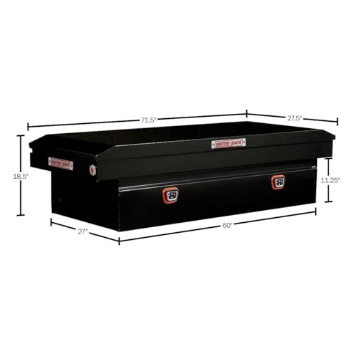 Weather Guard Weather Guard Model 116-5-04 Saddle Truck Box, Steel, for Full Size Trucks, Extra Wide, Gloss - Outdoor Depot