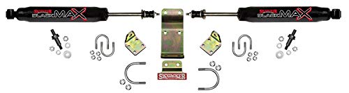 Skyjacker 07-15 REPLACEMENT STEERING STABILIZER, DUAL FRONT, BLACK W/BT - Outdoor-Depot.us