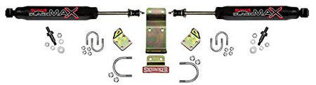 Skyjacker 07-15 REPLACEMENT STEERING STABILIZER, DUAL FRONT, BLACK W/BT - Outdoor-Depot.us