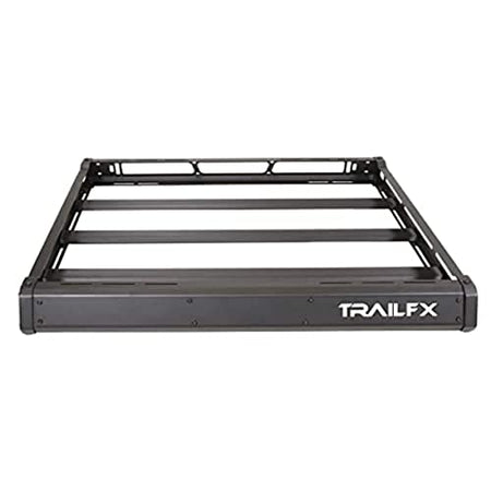Trailfx Heavy-Duty Aluminum Roof Basket Cargo Carrier for Wrangler JL & Gladiator Direct Fit No Drill - Outdoor Depot