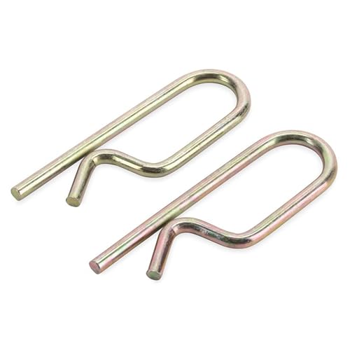 Camco 48028 Eaz Lift Metal Replacement Clamshelled Hook Up Wire Clips for Eaz Lift Weight Distributing Hitch Quick Hook Up Brackets, Pack of 2