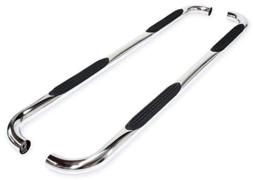 Trailfx Nerf Bars Fits Jeep Gladiator JT 2020-2025 Polished Stainless Steel 3-Inch Round Bent Rocker Panel - Outdoor Depot