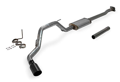 Flowmaster 717864 FlowFX Cat-Back Exhaust Kit 3 Inch 409 Stainless Steel 4.5 Inch Black Ceramic Coated 304 Stainless Steel Tip Compatible with 2009-2014 Ford F-150 3.5L Ecoboost 4.6L 5.0L 5.4L