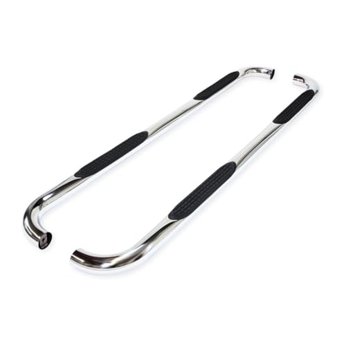 Trailfx TrailFX Round Tube Side Steps Nerf Bar Fits 2020-2025 Ford Explorer Polished Stainless Steel 3-Inch - Outdoor Depot