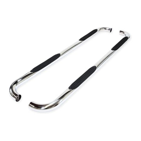 Trailfx TrailFX Round Tube Side Steps Nerf Bar Fits 2020-2025 Ford Explorer Polished Stainless Steel 3-Inch - Outdoor Depot