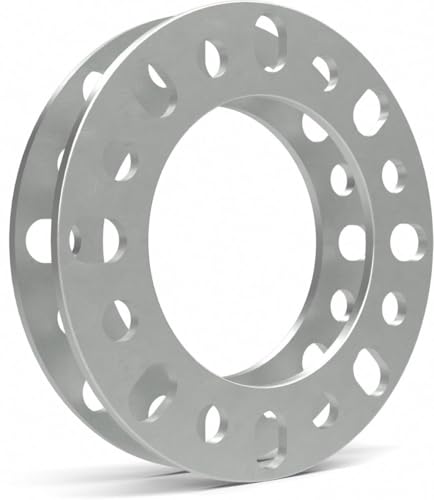 Wheel Accessories Parts 2 Pcs Die Cast Wheel Spacers 6mm 1/4" Thick Fits Bolt Patterns 8x6.50 8x165.1mm 8x170mm 8x180mm Chevy Siverado 2500 3500 ? Ford F250 F350 ? Ram 2500 3500 - Not Hub Centric
