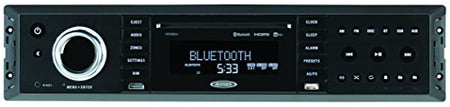Jensen Jensen JWM90A Slimline 3-Zone Source Theater-Style Bluetooth Wallmount Stereo with App Control, - Outdoor Depot