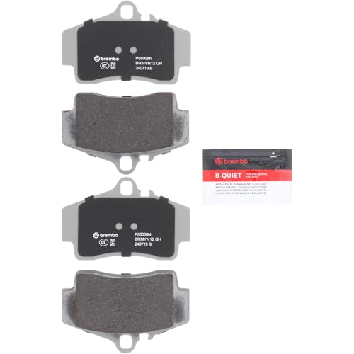 Brembo P65008N Premium Ceramic Rear Disc Brake Pad Set PORSCHE OE# 98635293910