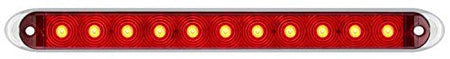 Optronics Optronics STL69RK Thinline Sealed LED Stop/Turn/Tail Light with Chrome Base Kit, 1 Pack, Red - Outdoor Depot