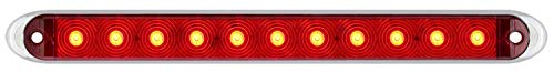 Optronics Optronics STL69RK Thinline Sealed LED Stop/Turn/Tail Light with Chrome Base Kit, 1 Pack, Red - Outdoor Depot
