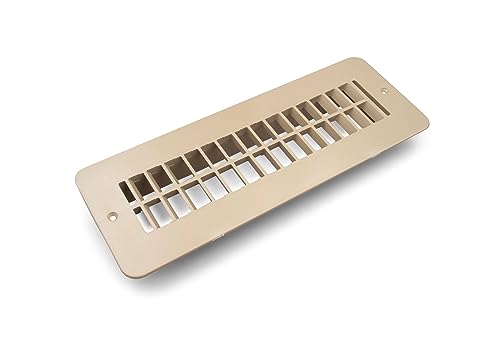 B&B Molders B&B Molders, 94258 Floor Register 2x10 No Damper – Tan, Impact-Resistant Plastic Vent, - Outdoor Depot