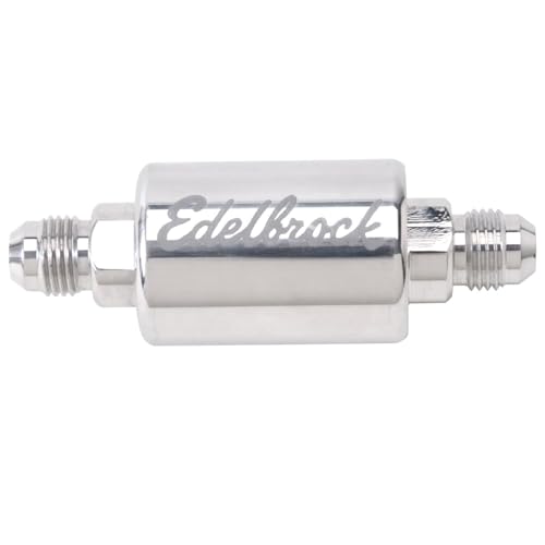 EDELBROCK 8129 Polished Aluminum Fuel Filter product image