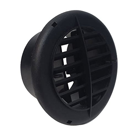 Valterra Valterra A10-3353VP Rotating/Dampered Heating and A/C Register - 4" ID x 5-3/8" OD, Black - Outdoor Depot