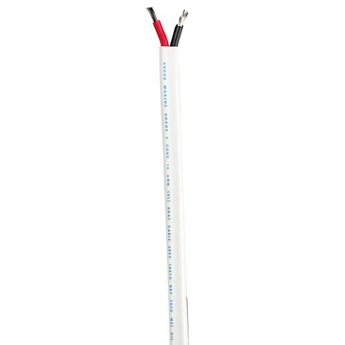 Ancor Marine Grade Products 121110 Duplex Cable, 10/2 AWG (2 x 5mm2), Flat - 100ft ,Black/Red