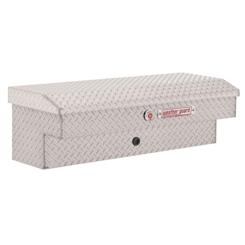 Weather Guard Weather Guard Model 184-0-04 41in Lo-Side Truck Box, Aluminum, Clear, 3.0 cu ft capacity - Outdoor Depot