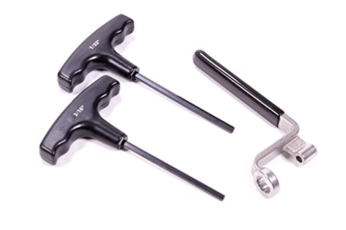 Proform Valve Lash Wrench, 9/16 in Wrench, 3/16 in and 7/32 in Allen, Insulated Handles, Stainless, Natural, Kit