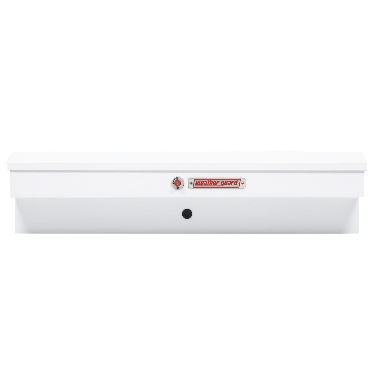 Weather Guard Model 175-3-04 56in Lo-Side Box, Steel, White, 4.0 cu ft - Outdoor Depot