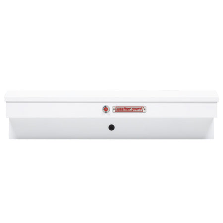 Weather Guard Model 175-3-04 56in Lo-Side Box, Steel, White, 4.0 cu ft - Outdoor Depot