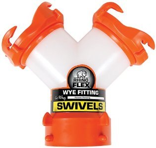 Camco Camco RhinoFLEX Camper/RV Wye Sewer Hose Fitting | Features 360-Degree Swivel Ends & Built-In Gaskets - Outdoor Depot