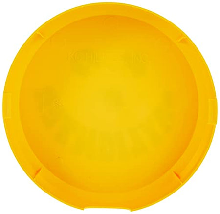 KC KC HiLiTES 5202 6" Round Yellow Plastic Light Cover w/ Black KC Daylighter Logo - Single Cover - Outdoor Depot