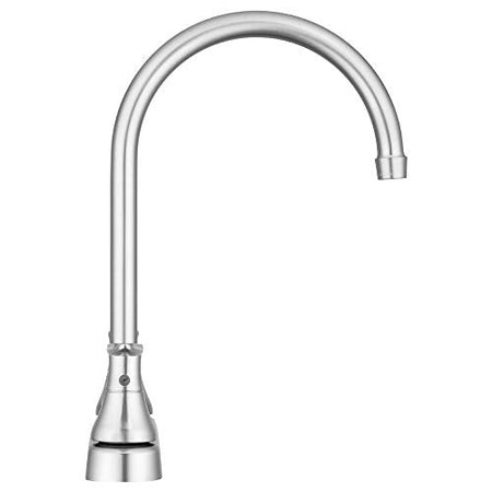 Dura Faucet Dura Faucet DF-PK330HLH-SN RV Elegant J-Spout Swivel Kitchen Sink Faucet, Two Handle (Brushed - Outdoor Depot