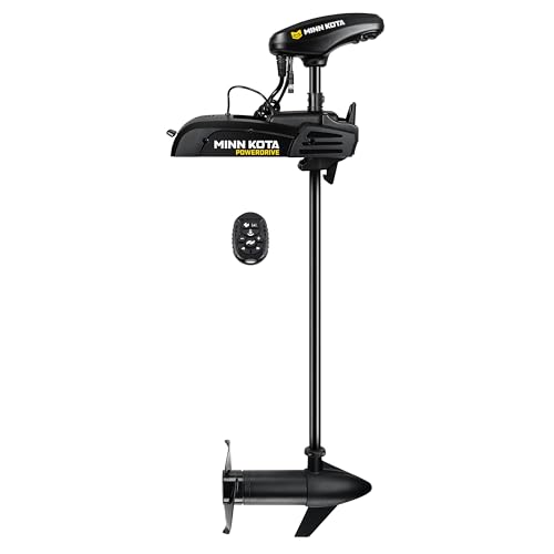 Minn Kota Minn Kota PowerDrive Bow-Mount Electric Trolling Motor with GPS – 55 Lb. Thrust, 54 in. Shaft, - Outdoor Depot