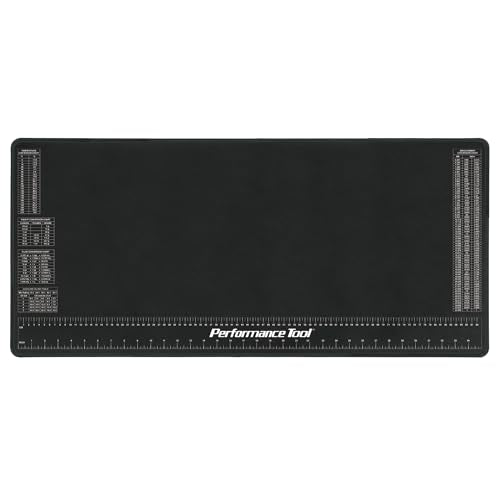 Performance Tool Performance Tool W88977 Neoprene Mat with Ruler and Reference Charts, Chemical Resistant, - Outdoor Depot