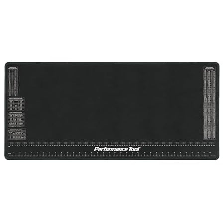 Performance Tool Performance Tool W88977 Neoprene Mat with Ruler and Reference Charts, Chemical Resistant, - Outdoor Depot