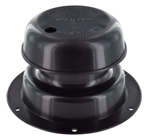VALTERRA LLC A10-3389BKVP Valterra  Universal Plumbing Vent Kit with Putty & Screws - Black (...