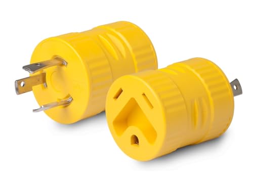 Marinco ParkPower 125A Generator Adapter, 30A/125V Connector and 30A/125V Locking Male Plug