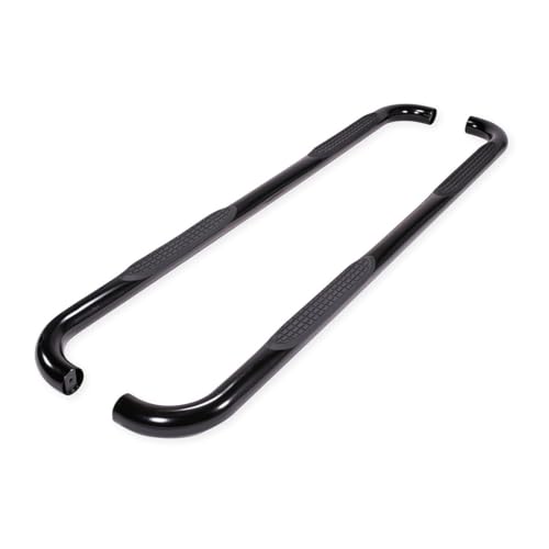 Trailfx TrailFX Nerf Bar Side Steps Fits Ram 1500 Crew Cab 2011-2018 Black Powder Coated 3-Inch Round Bent - Outdoor Depot