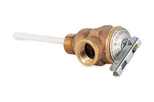 Camco Camco 10423 1/2" Temperature and Pressure Relief Valve with 4" Epoxy-Coated Probe , Brown - Outdoor Depot