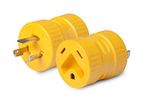 ParkPower by Marinco 127A Generator Adapter, 30A/125V Connector and 20A/125V Locking Male Plug