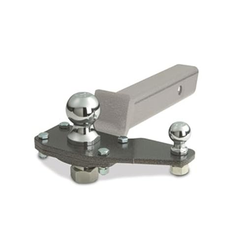 Eaz-Lift Powder Coated Steel Easy to Install Sway Control Left or Right Utility Ball Mount Adapter for 2 Inch Ball Mounts, Gray