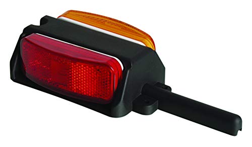 Optronics BA44FNLP Amber and Red Left Side reflex Fender Light Assembly