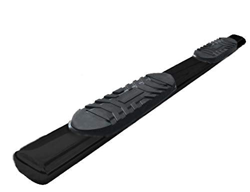Trailfx TrailFX Nerf Bar Fits Ford F-150 Super Crew 2015-2026 Straight 5 Inch Oval Black Powder Coated Steel - Outdoor Depot