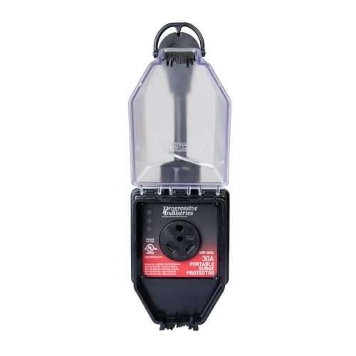 Progressive Industries Progressive Industries SSP-30XL Portable RV Smart Surge Protector, Black, 30 Amp - Outdoor Depot
