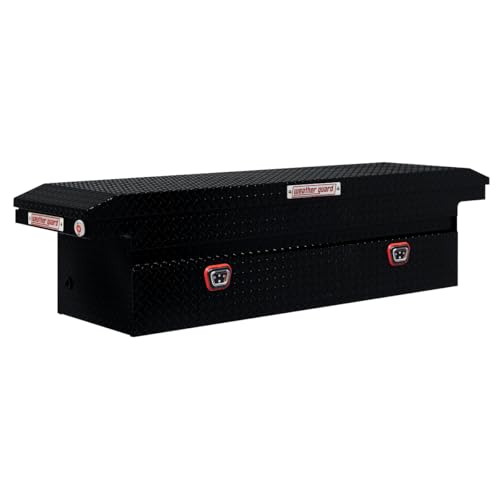 Weather Guard Weather Guard Model 121-5-04 Saddle Truck Box, Aluminum, for Full Size Trucks, Low Profile, - Outdoor Depot