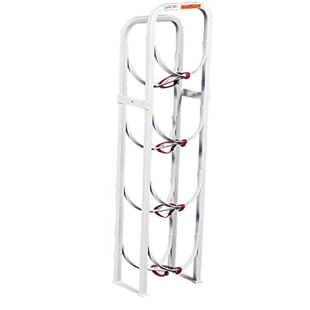 Weather Guard Weather Guard Refrigerant Tank Rack, 4 x 30lbs, 48.5in 13in x 8in, Model 9864-3-01 - Outdoor Depot