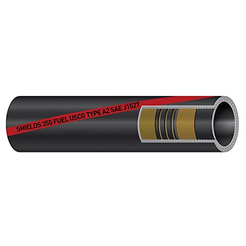 Sierra International 116-355-1124 Boat Fuel Tank Hose 1.5" x 12.5' - Optimizes Fuel Efficiency, Flexible Design for Easy Installation, Durable for Harsh Marine Environments