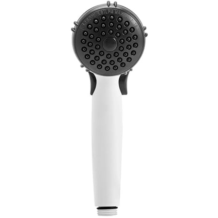 Dura Faucet Dura Faucet DF-SA400-WT RV Hand Held Shower Wand, Water-Saving Trickle Switch (White) - Outdoor Depot